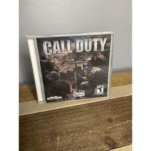 Orig. Call of Duty 1 PC CD-ROM 2003 Activision Infinity Ward Windows 98/2K/XP